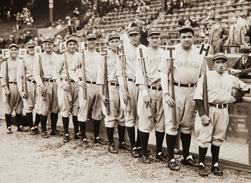 Babe Ruth Jersey - New York Yankees 1929 Away Throwback MLB Baseball Jersey