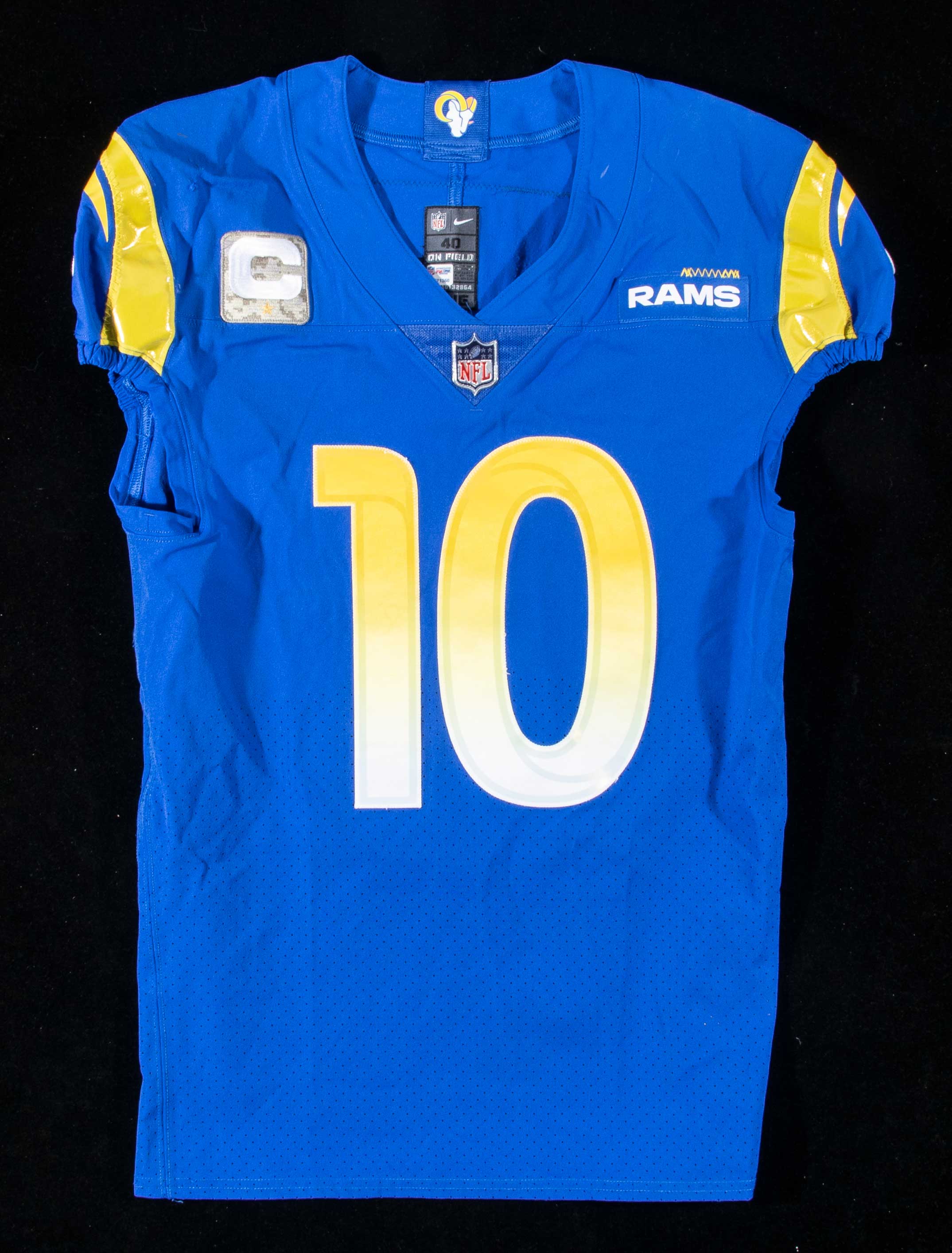 cooper kupp game worn jersey