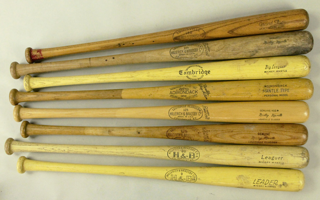 Sold at Auction: VINTAGE LOUISVILLE SLUGGER BATS - LOT OF 11